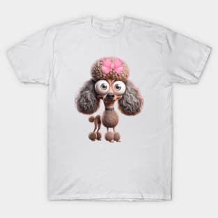 Funny  poodle caricature T-Shirt